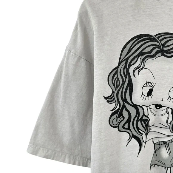 1994 Vintage Betty Boop Fragrance Calvin Klein Print Gray T-Shirt Tee sz XL